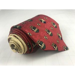 Vintage TOMMY HILFIGER Crest Silk Tie Made in USA